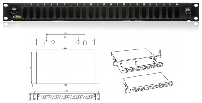 FO Sliding Patch Panel  